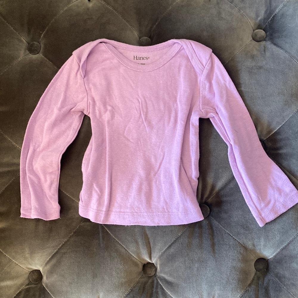 Long sleeve purple shirt